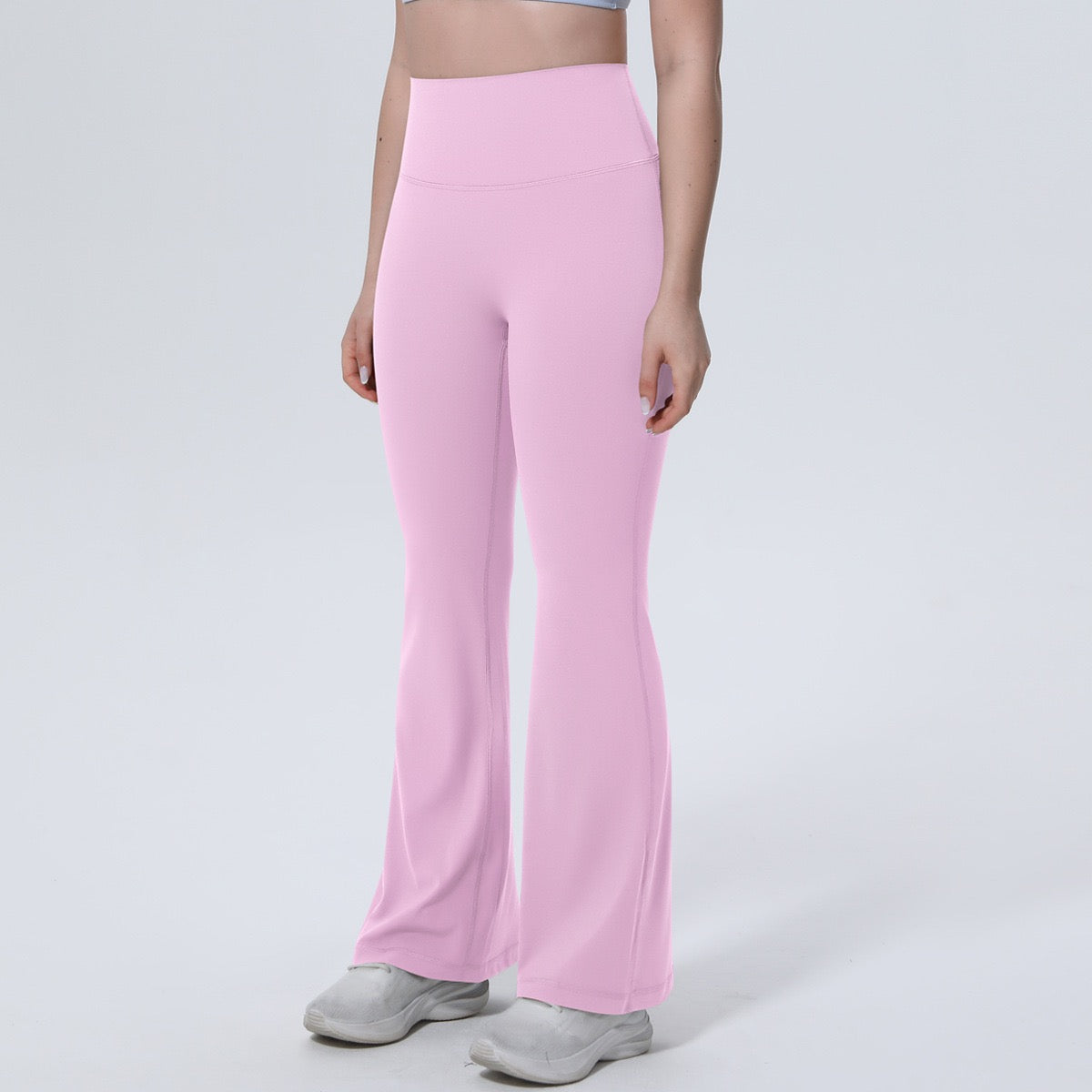 pilates outfit flare leggings