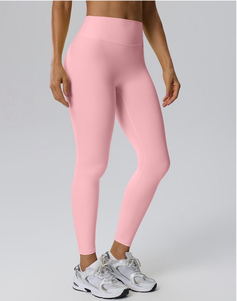 pink Pilates pants women