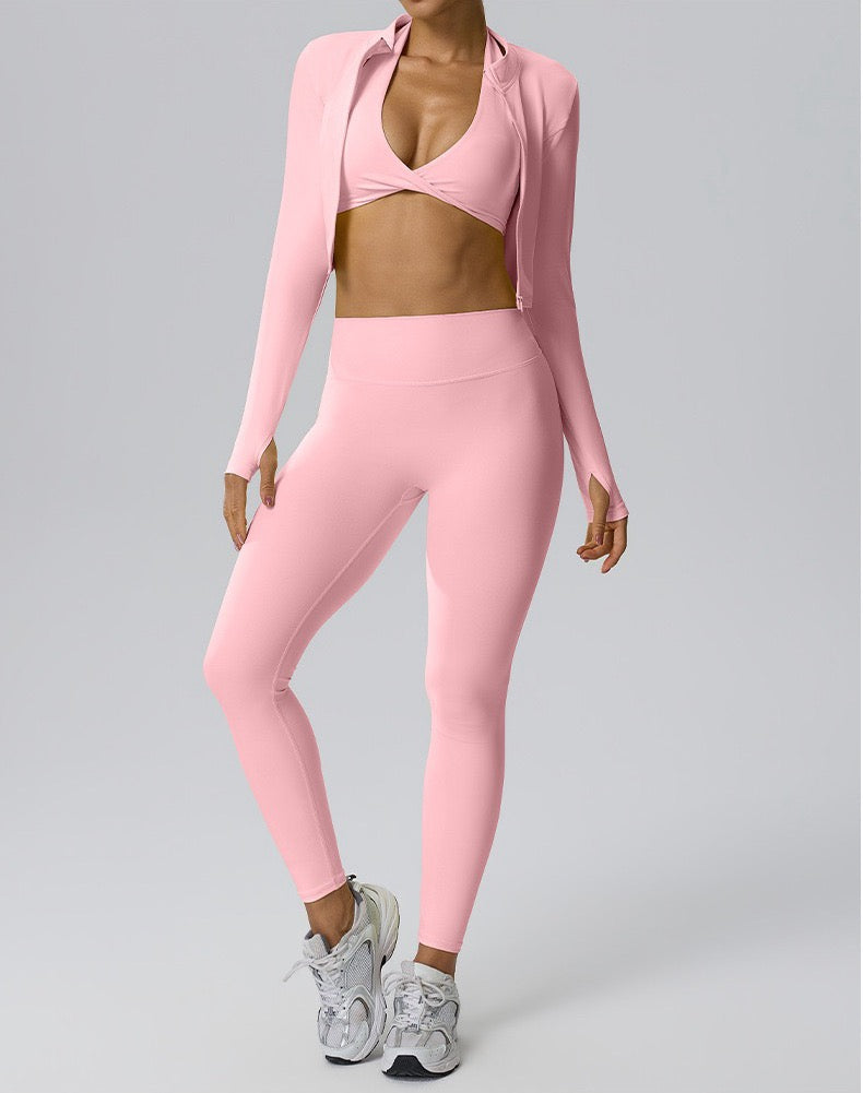 pink activewear leggings