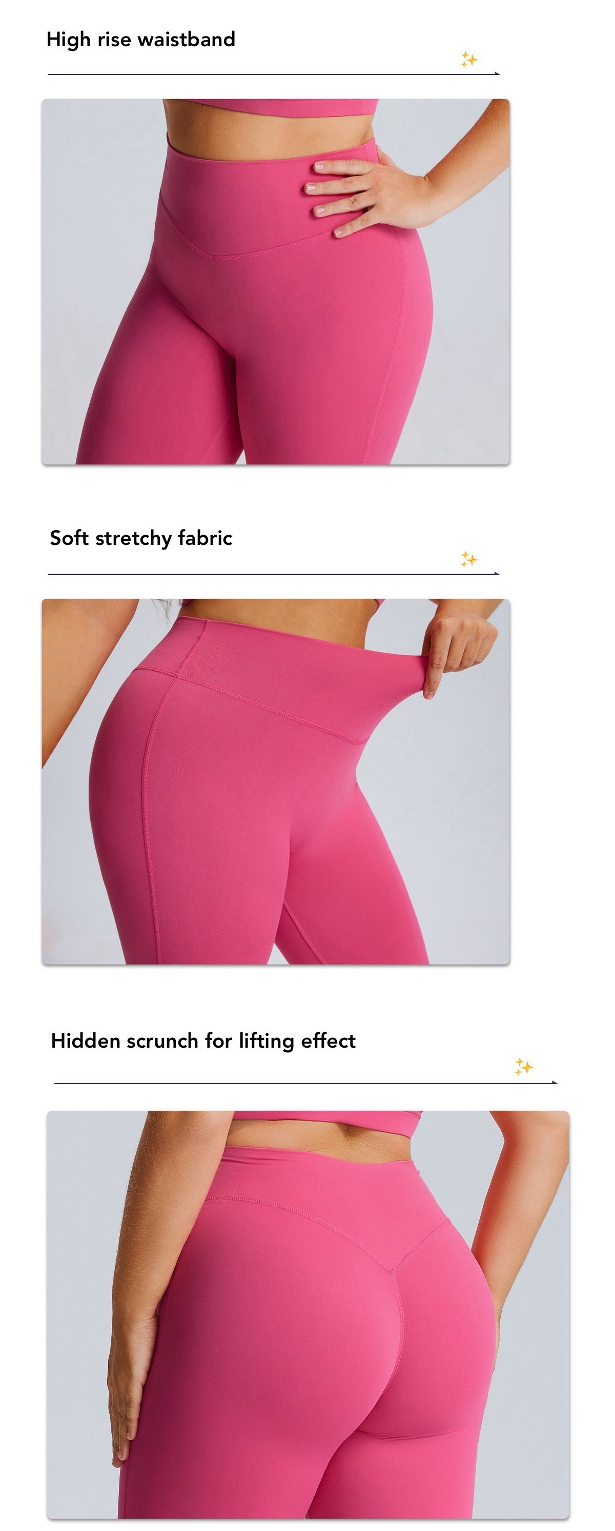 plus size athletic leggings pink