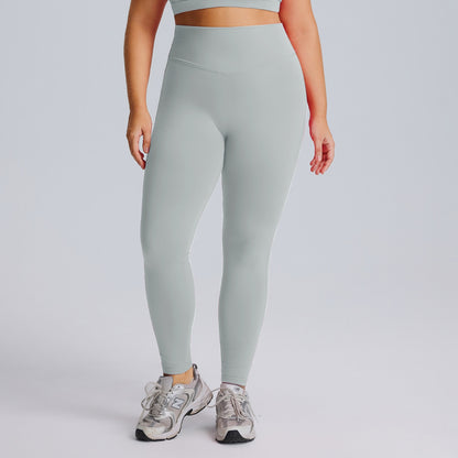 plus size sports leggings light colour