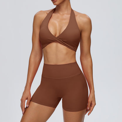 brown quick dry sportswear women