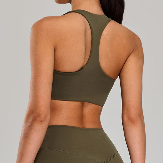 racerback fitness bra
