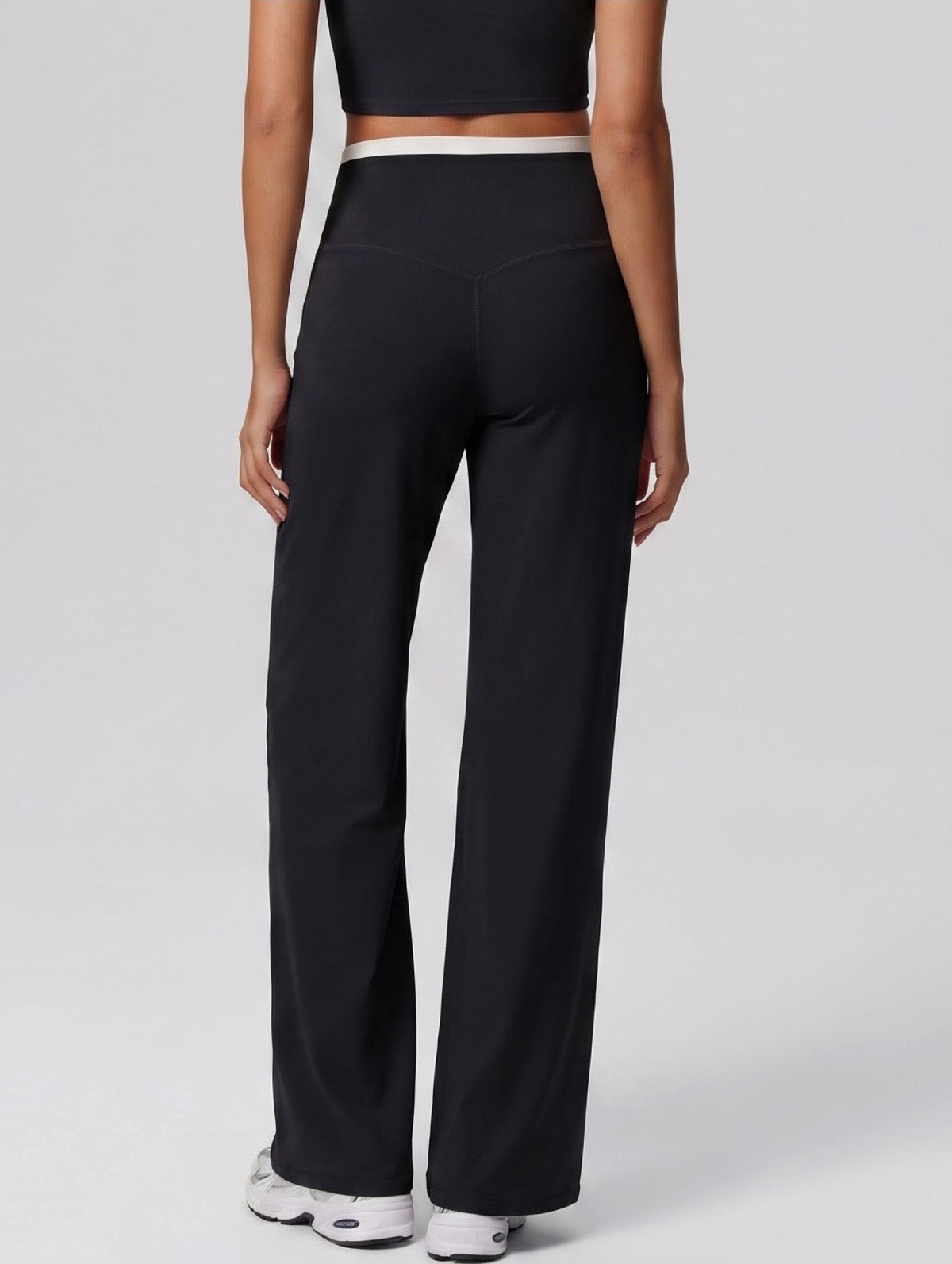 black wide leg pants for women