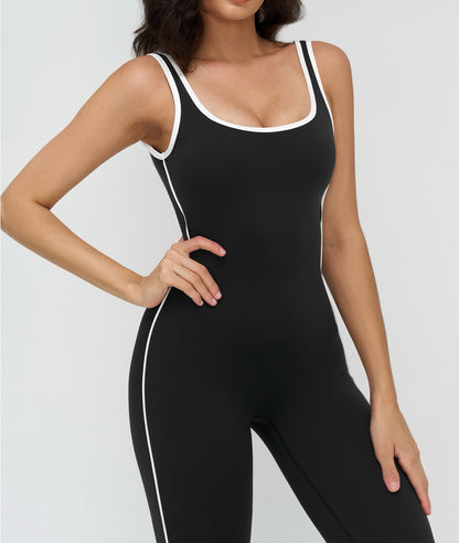 black running workout bodysuit for women
