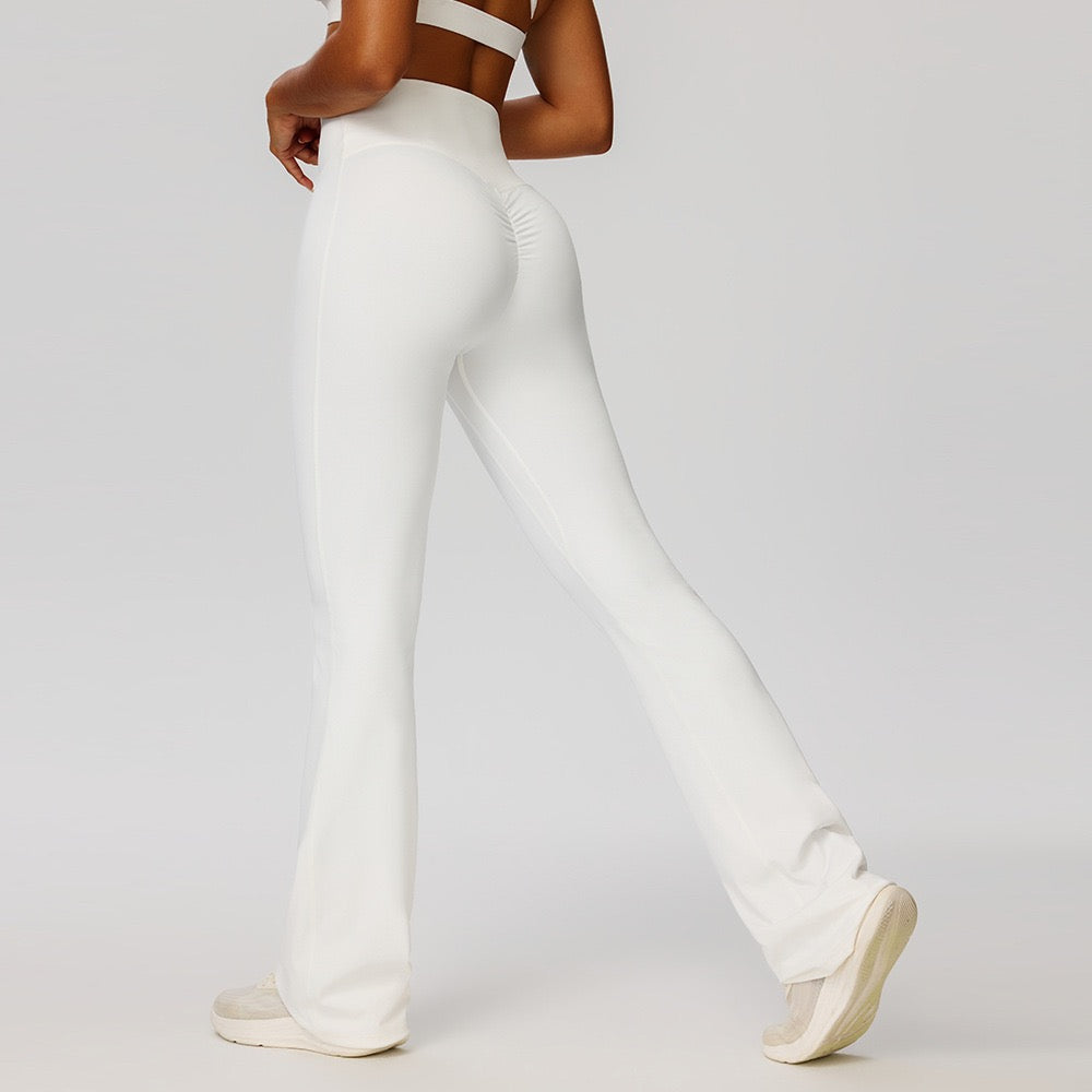 scrunch bootcut leggings women