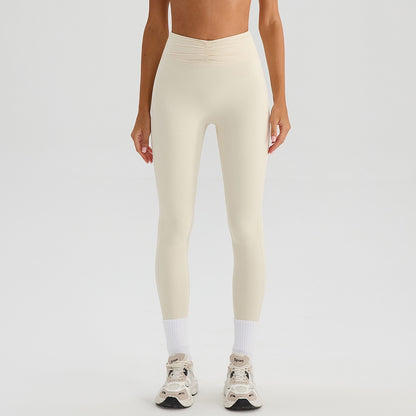 scrunch waist leggings women