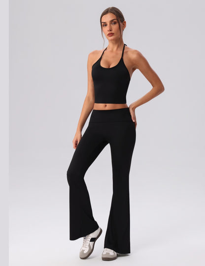womens black activewear top