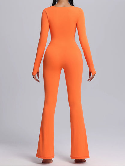 sculpting compression yoga jumpsuit