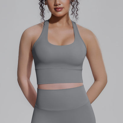 sculpting workout tank grey 