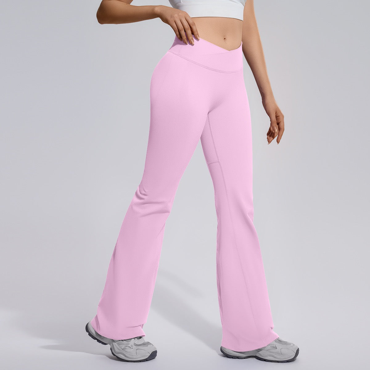 sculpting yoga leggings pink