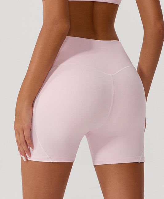 sculpting yoga shorts high waist