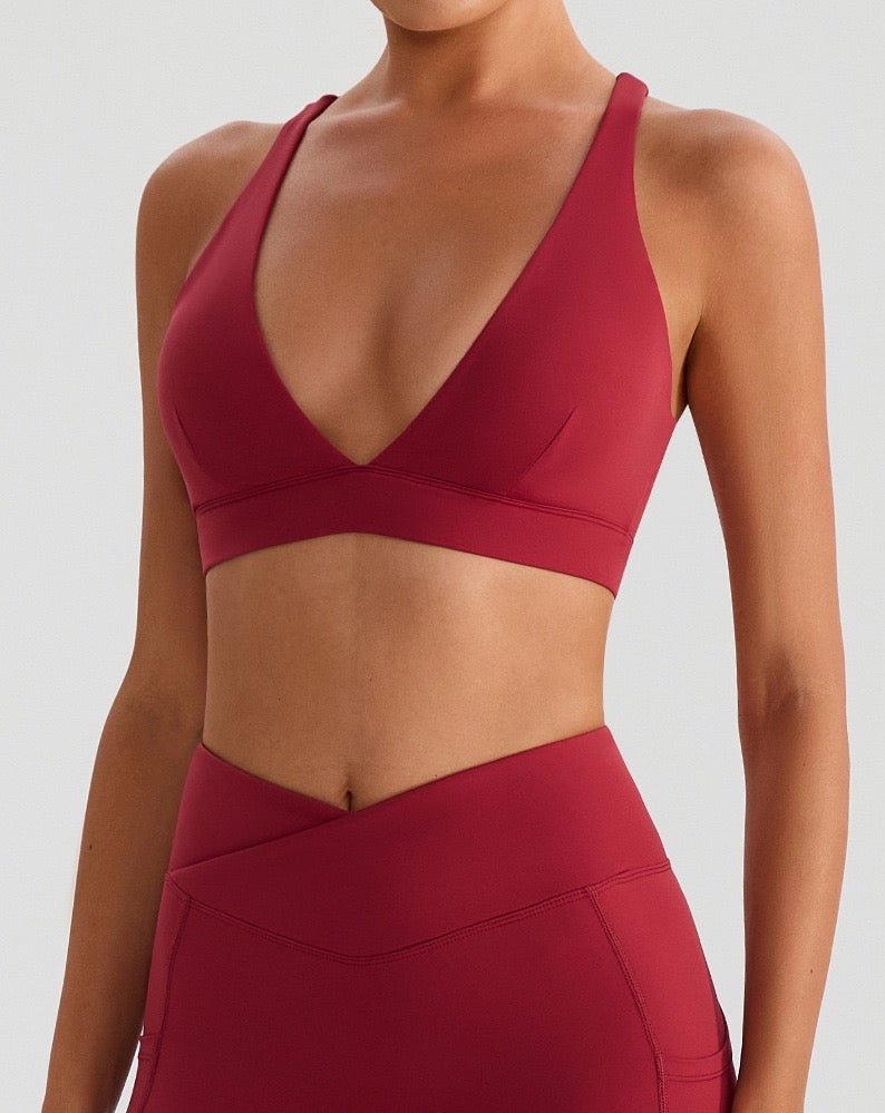 seamless-look sports bra