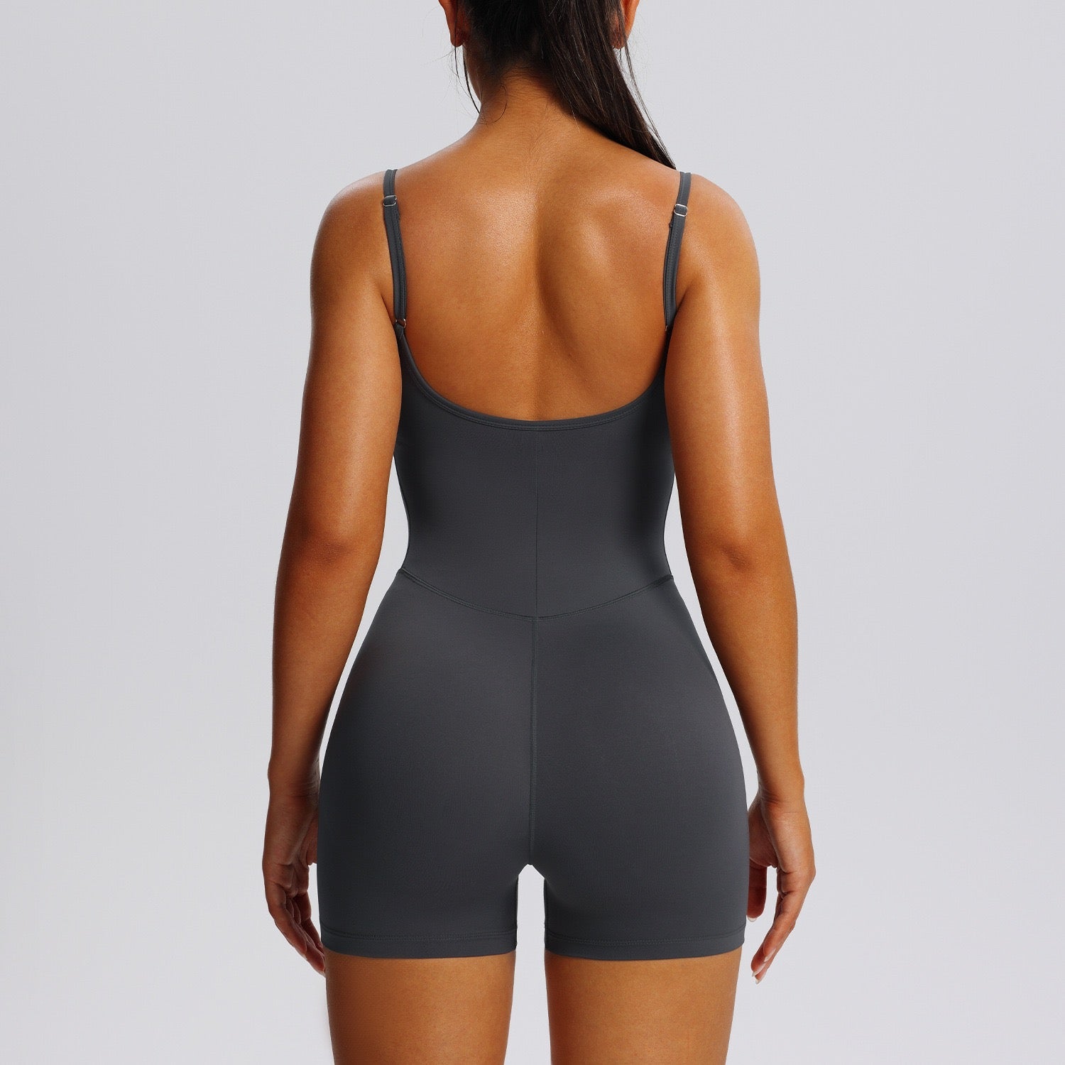 neutral colour gym jumpsuit for women