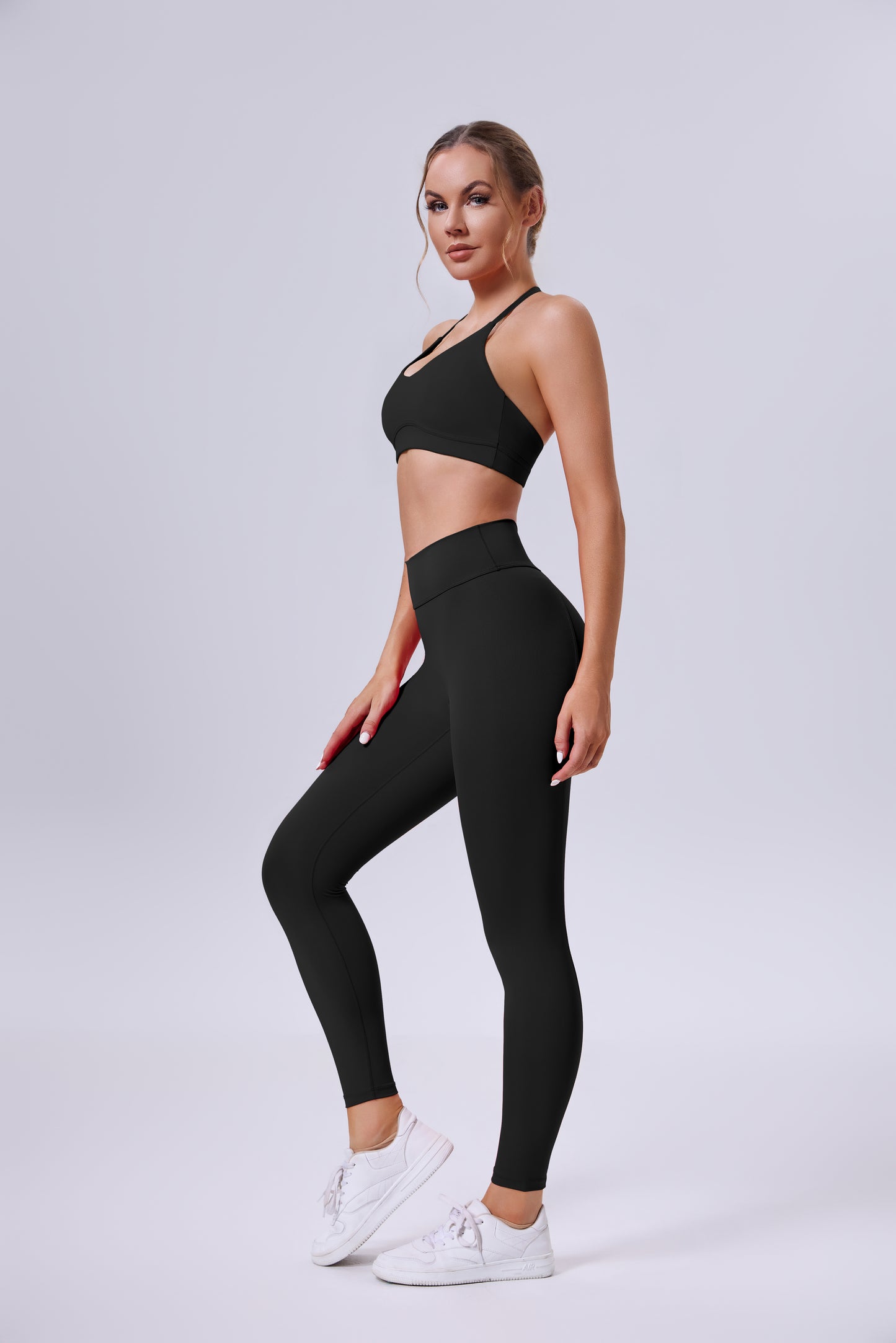 seamless leggings and matching bra