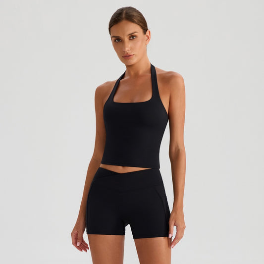 seamless look activewear black