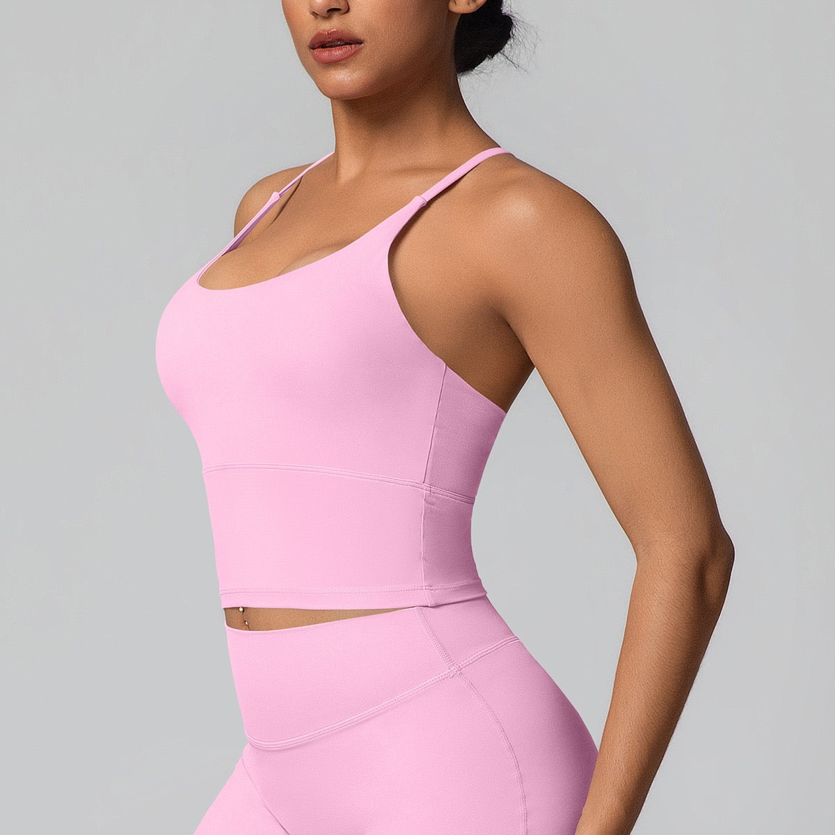 pink yoga tank for everyday