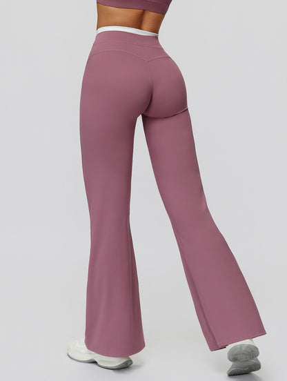 shaping yoga pants with butt lift seam