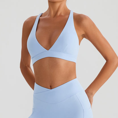 soft-touch athletic bra