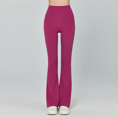 soft flared training pants
