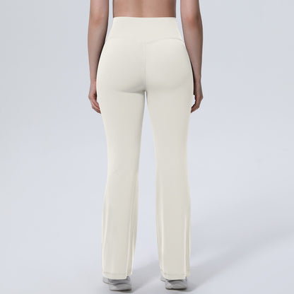 soft high waist yoga flare pants