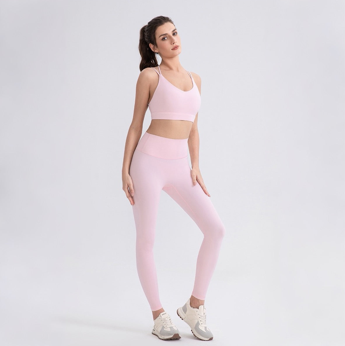 soft support training bra pink 