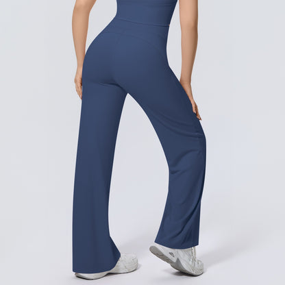 soft wide leg gym pants for women
