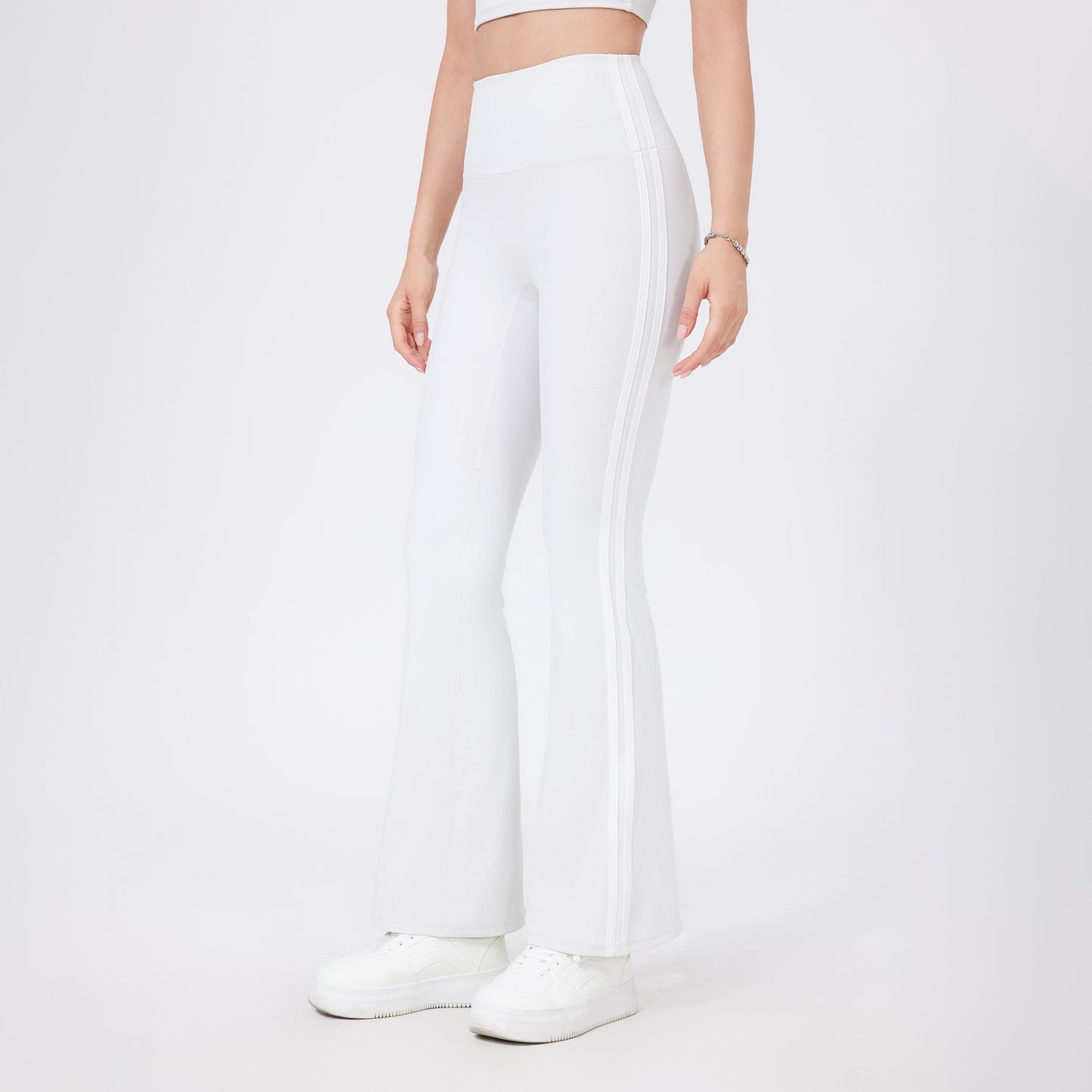 sporty white leggings for women 