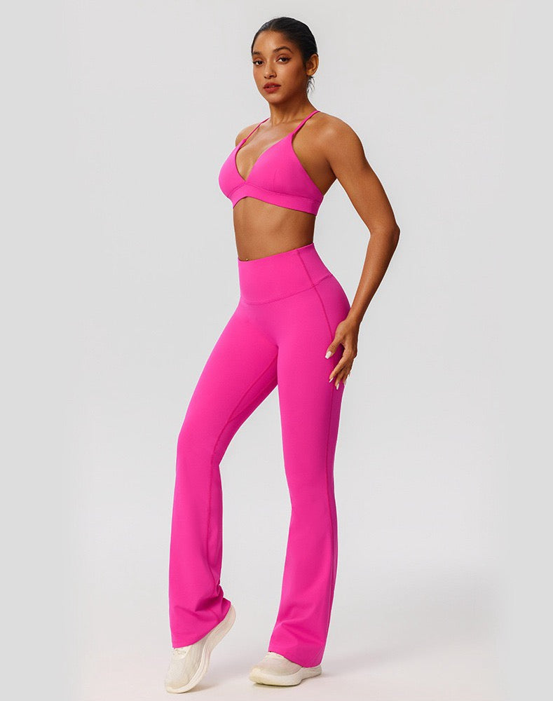 stretch compression yoga bra