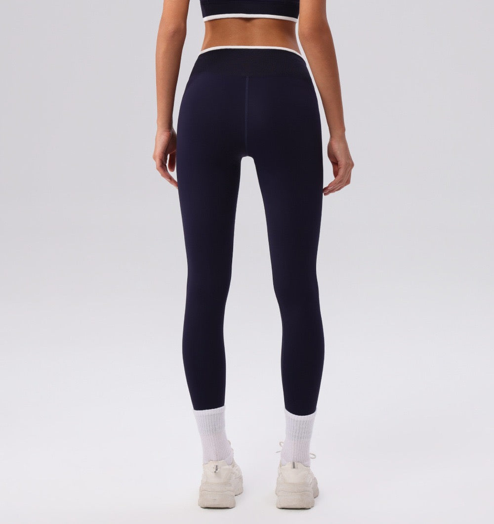 stretchy compression leggings for fitness and running