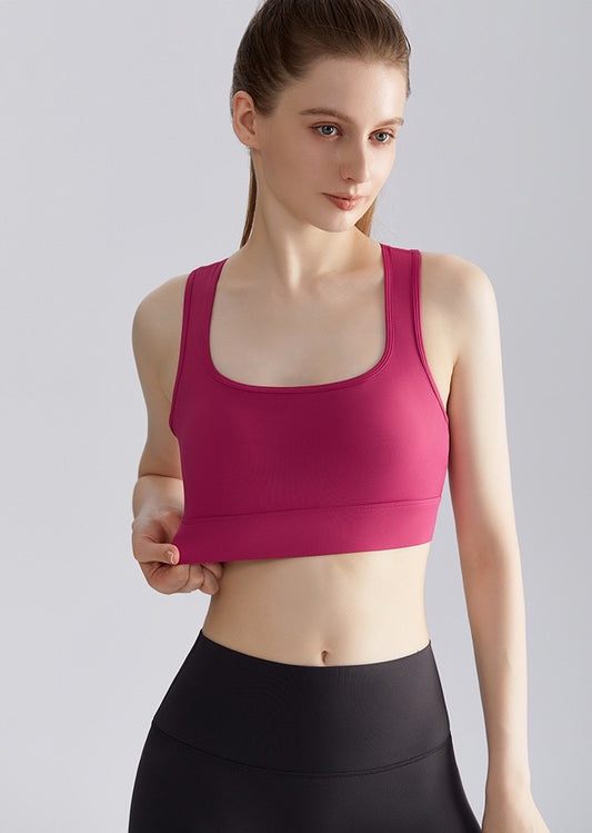 stretchy workout bra women