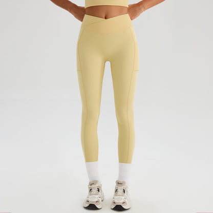 yellow workout set for women