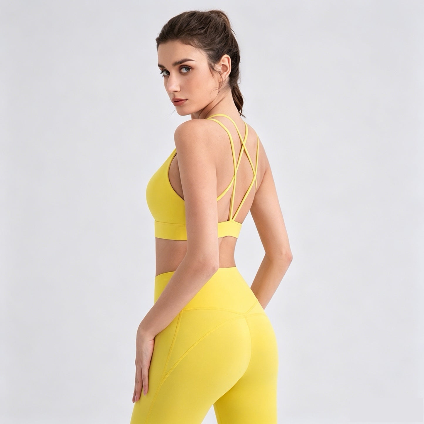 stylish yoga activewear bra