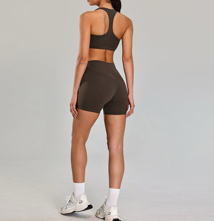 supportive racerback training bra