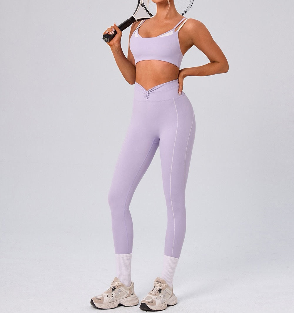 supportive yoga leggings high waist