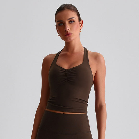 supportive yoga top for low to medium impact