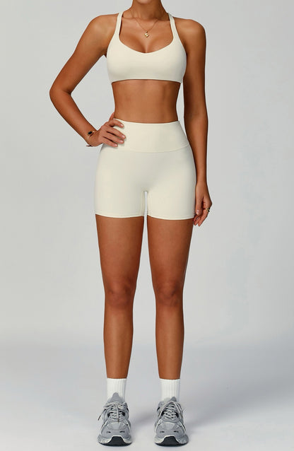 sustainable activewear ivory colour