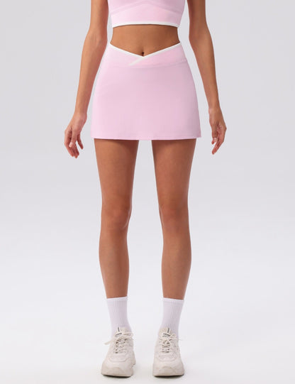 pink sports skirt women