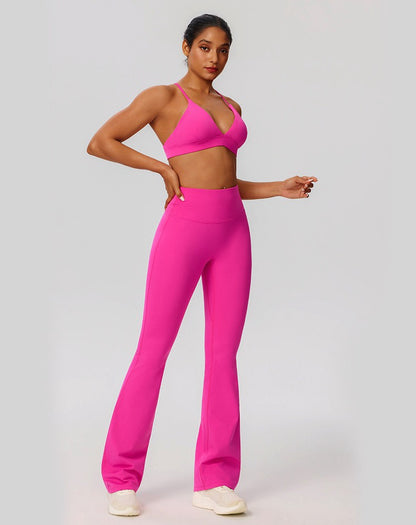 sweat wicking yoga bra