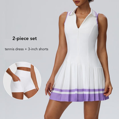 tennis dress and shorts set