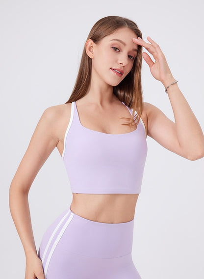 adjustable strap sports bra