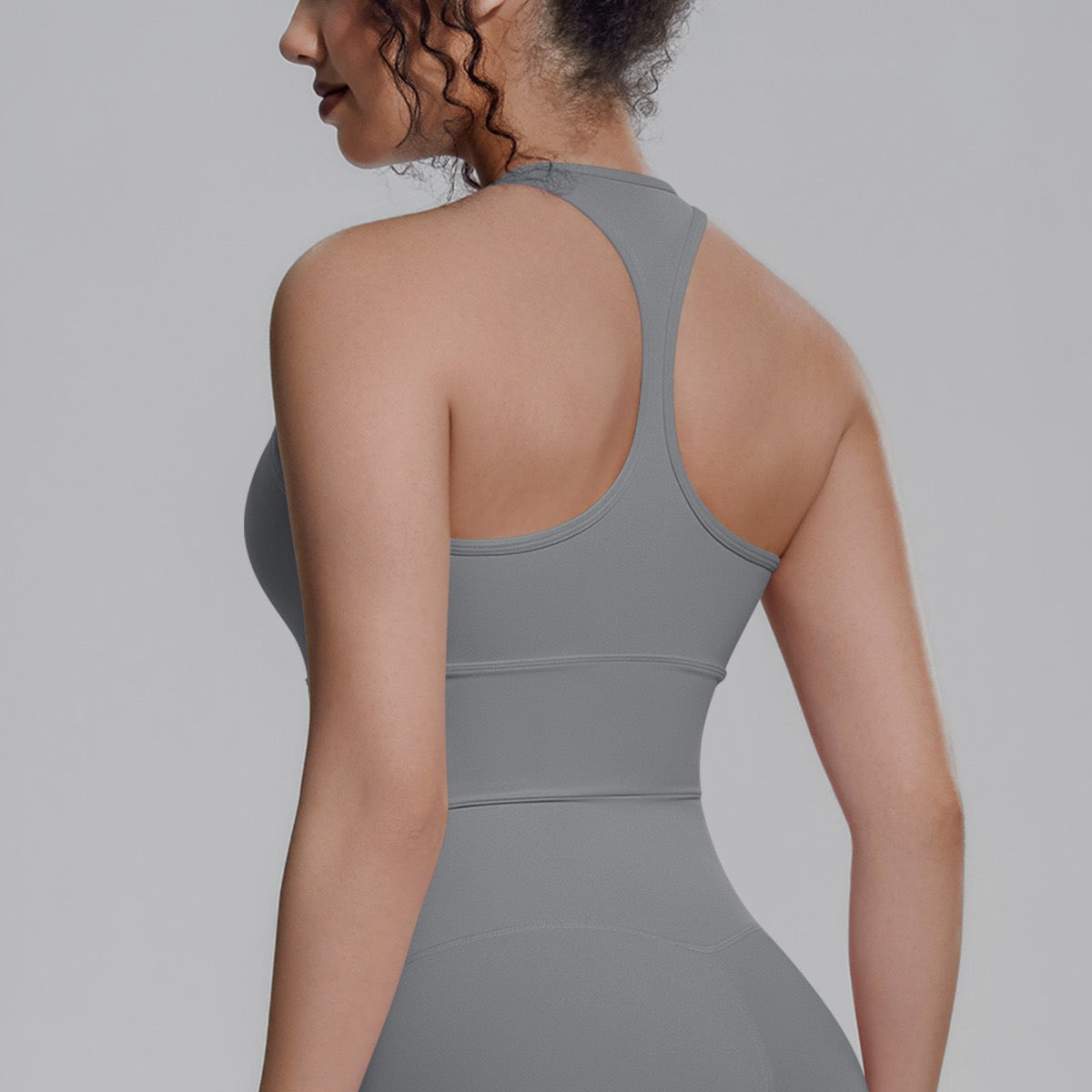 training crop top women grey