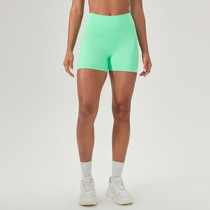green training shorts women