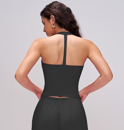 black athleisure top women