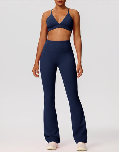 trendy flare leggings women