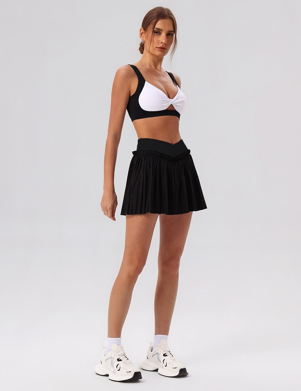 trendy pickleball outfit skirt