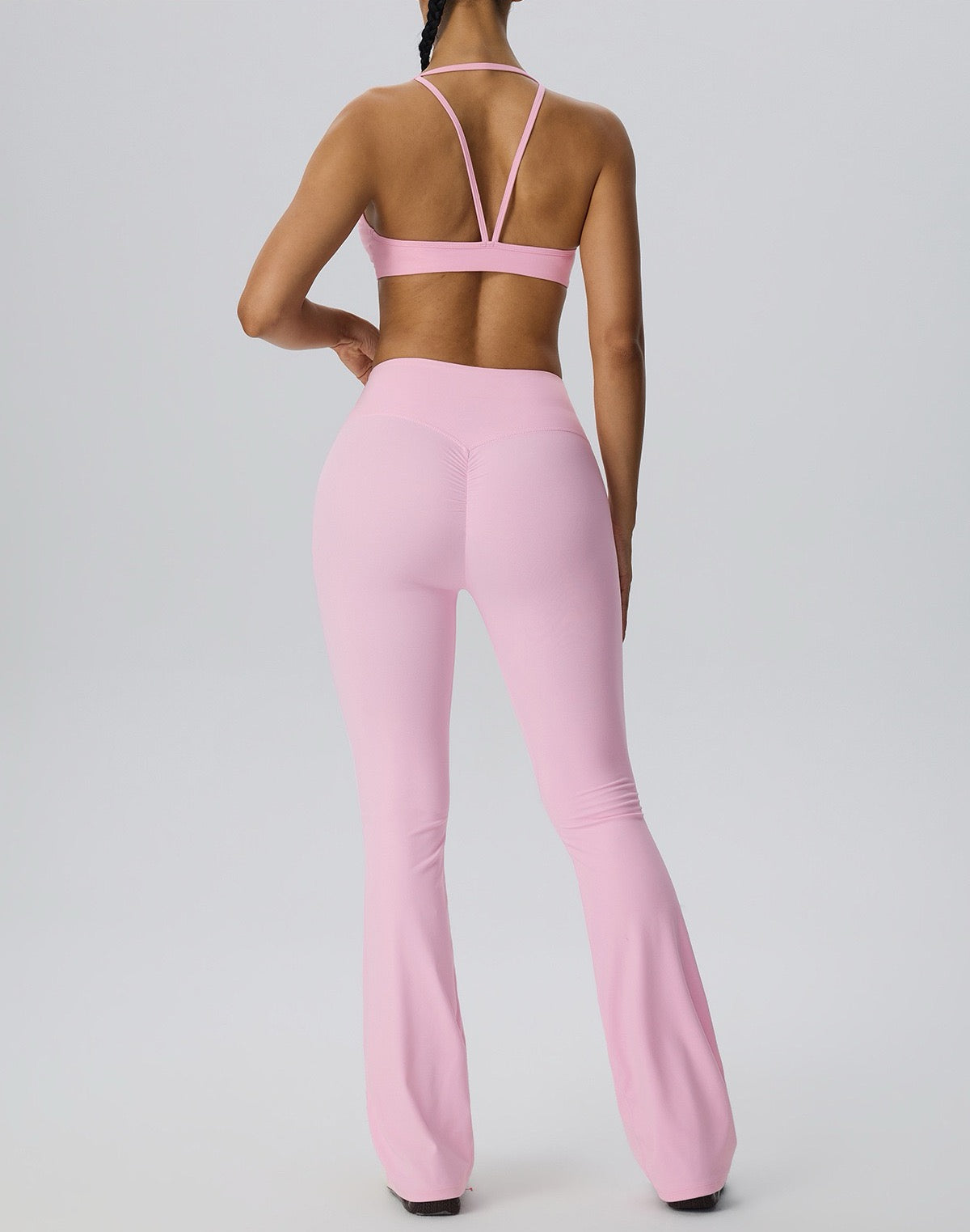 triangle back yoga bra women