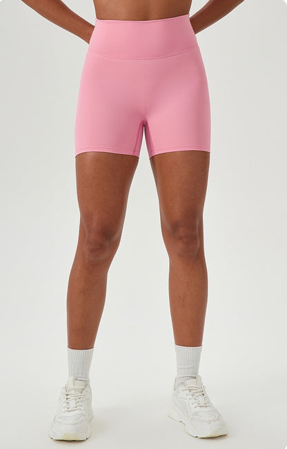 tummy control biker shorts pink
