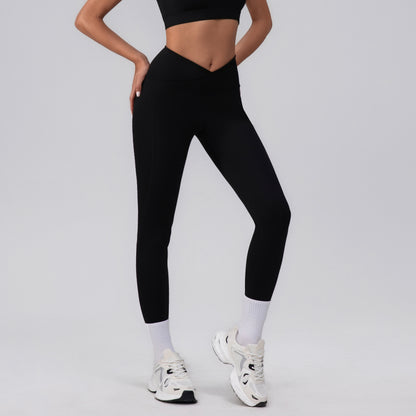 tummy control leggings black