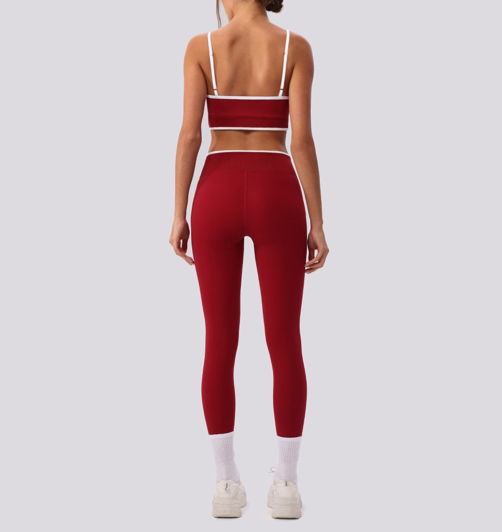 two tone workout leggings women